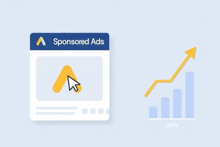 Google Ads bullseye target with arrow